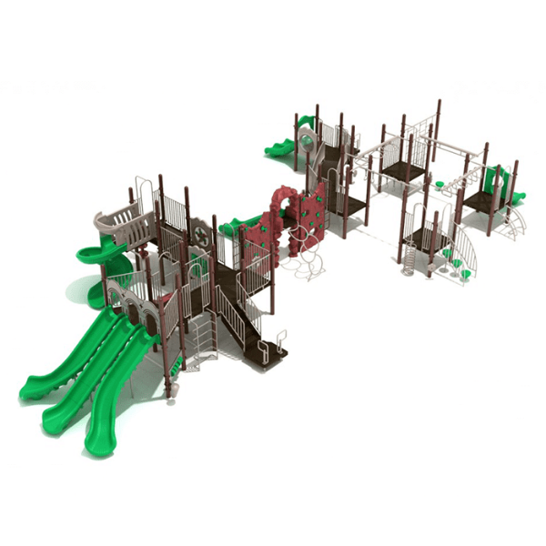 PMF042 - Buffalo Creek Commercial Playground Equipment - Ages 5 to 12 Yrs. - Front