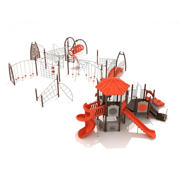 PMF043 - Foxcliff Trace Commercial Playground Equipment - Ages 5 to 12 Yrs. - Front