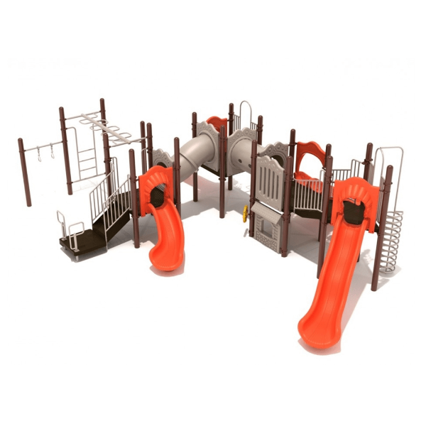 PMF048 - Pioneer Estates Commercial Playground Equipment - Ages 5 to 12 Yrs. - Front