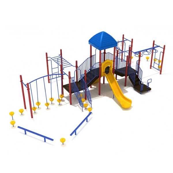 PMF049 - Aberdeen Bend Commercial Playground Equipment - Ages 5 to 12 Yrs. - Front