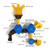 PMF067 - Big Sky Commercial Playground Equipment - Ages 5 to 12 Yrs. - Top