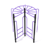 PTC004 - 270-Degree Rung Ladder Playground Monkey Bars - Ages 5 to 12 Yrs. - Purple