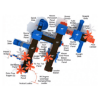 PTH020 - Gabby Gibbon Commercial Playground Equipment - Ages 5 to 12 yr - Top Details