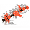 PTH024 - Howler Hideaway Commercial Playground Equipment - Ages 5 to 12 yr - Top
