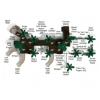 PTH049 - Slithering Snake Commercial Playground Equipment - Ages 5 to 12 yr - Top
