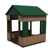 47203 - Polytone Playground Playhouse - Ages 2 to 5 yr
