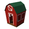47505 - R-Town Barn Playground Playhouse - Ages 2 to 5 yr