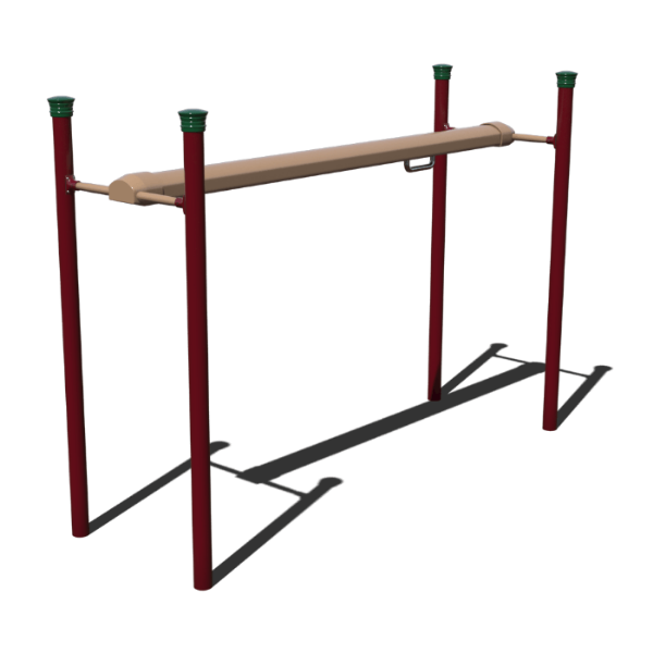 AFR0119XX - Track Glide Overhead Ladder Playground Monkey Bars - Ages 5 to 12 yr