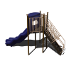 AFR0249XX - Alpine Thunder Triple Freestanding Playground Slide - Ages 5 to 12 yr - Back