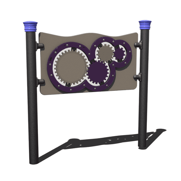 AFR0261XX - Half Gear Freestanding Playground Play Panel - Ages 2 to 12 yr