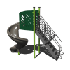AFR0268XX - Open 6 Ft. Deck Spiral Playground Slide - Ages 5 to 12 yr - Side1