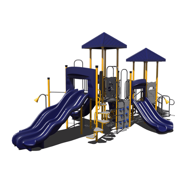CW-0008 - Mighty Fortress Commercial Playground Equipment - Ages 5 to 12 yr - Front