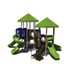 CW-0012 - Double Summit Commercial Playground Equipment - Ages 2 to 12 yr - Back