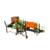 CW-0014 - Sunny Recess Commercial Playground Equipment - Ages 5 to 12 yr - Side2