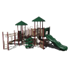 CW-0020 - City Vibes Commercial Playground Equipment - Ages 5 to 12 yr - Back - Brown