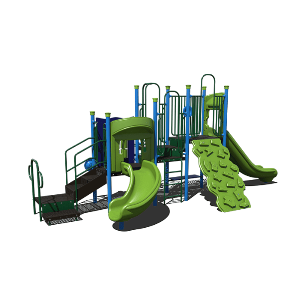 CW-0029 - Climbing Corner Commercial Playground Equipment - Ages 2 to 12 yr - Front