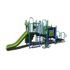 CW-0029 - Climbing Corner Commercial Playground Equipment - Ages 2 to 12 yr - Back