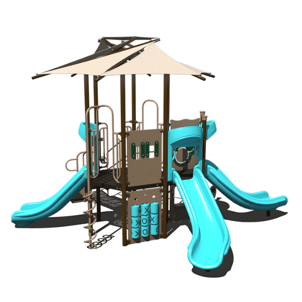 CW-0031 - Pinwheel Play Place Commercial Playground Equipment - Ages 2 to 5 yr - Front