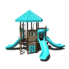 Castle Keep Commercial Playground Equipment - Ages 2 to 5 yr - Blue - Front