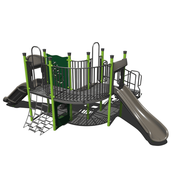 CW-0034 - JoyPlay Commercial Playground Equipment - Ages 2 to 12 yr - Front