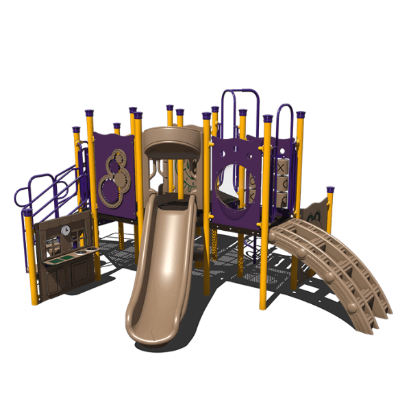 CW-0038 - Little Ladder Commercial Playground Equipment - Ages 2 to 12 yr - Front