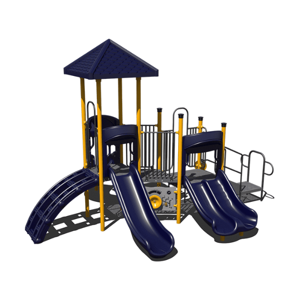 CW-0040 - Zoom Zone Commercial Playground Equipment - Ages 2 to 5 yr - Front