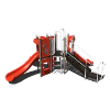 CW-0041  - Tri Slide Commercial Playground Equipment - Ages 2 to 5 yr - Back