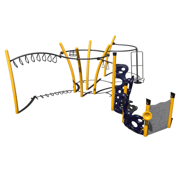 CW-0060 - Jungle Jamboree Commercial Playground Equipment - Ages 5 to 12 yr - Front