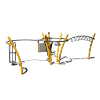 CW-0060 - Jungle Jamboree Commercial Playground Equipment - Ages 5 to 12 yr - Back