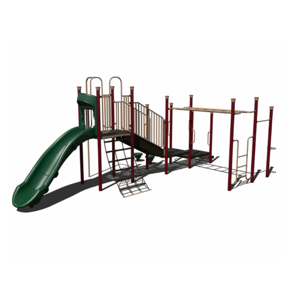 CW-0063 - Springer Cove Commercial Playground Equipment - Ages 5 to 12 yr - Front