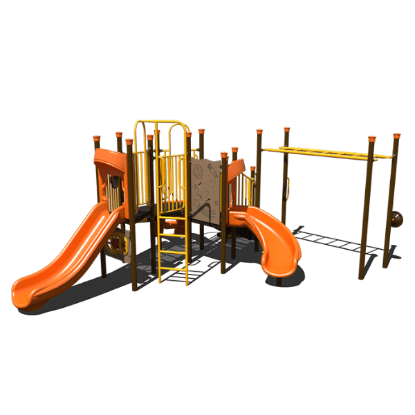 CW-0066 - Destination Space Commercial Playground Equipment - Ages 5 to 12 yr - Front
