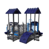 CW-0069 - Twin Tops Commercial Playground Equipment - Ages 2 to 5 yr - Back