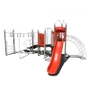 CW-0074 - Junior Expedition Commercial Playground Equipment - Ages 5 to 12 yr - Red Front