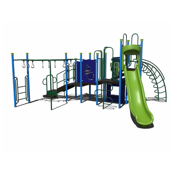 CW-0074 - Junior Expedition Commercial Playground Equipment - Ages 5 to 12 yr - Urban Front