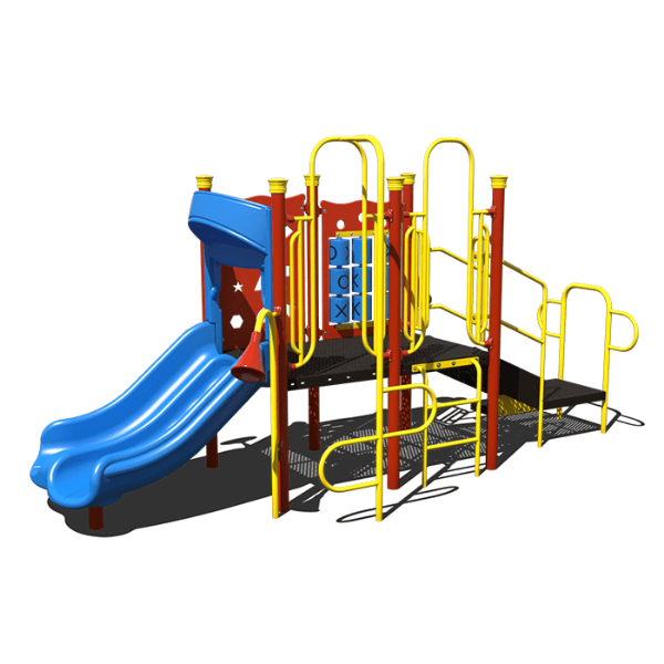CW-0077 - Sunshine Park Commercial Playground Equipment - Ages 2 to 5 yr - Circus Front