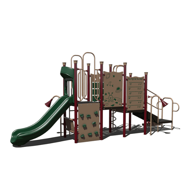CW-0078 - Climb City Commercial Playground Equipment - Ages 2 to 5 yr - Front