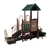 CW-0086 - Talk, Learn, Play Commercial Playground Equipment - Ages 2 to 5 yr - Forest Back