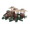 CW-0087 - Slide Safari Commercial Playground Equipment - Ages 5 to 12 yr - Front Forest