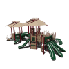 CW-0087 - Slide Safari Commercial Playground Equipment - Ages 5 to 12 yr - Back Forest
