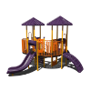 CW-0094 - Sunshine Sprouts Commercial Playground Equipment - Ages 2 to 5 yr - Back Purple