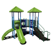 CW-0094 - Sunshine Sprouts Commercial Playground Equipment - Ages 2 to 5 yr - Front Green
