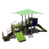 CW-0095 - Joyful Jungle Commercial Playground Equipment - Ages 2 to 12 yr - Back