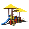 CW-0096 - Sky High Commercial Playground Equipment - Ages 2 to 12 yr - Back Circus