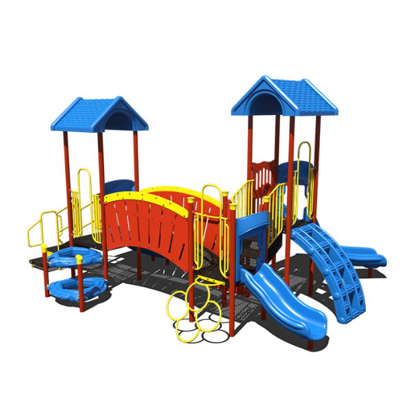CW-0097 - Bridge to Fun Commercial Playground Equipment - Ages 2 to 12 yr - Front Circus