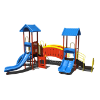 CW-0097 - Bridge to Fun Commercial Playground Equipment - Ages 2 to 12 yr - Back Circus