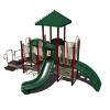 Kiddie Kingdom Commercial Playground Equipment - Ages 2 to 5 yr - Forest Back