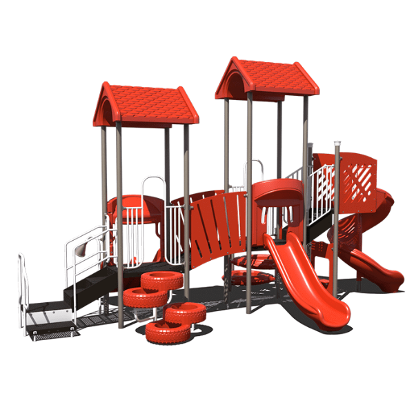 CW-0101 - Urban Vibes Commercial Playground Equipment - Ages 2 to 12 yr - Front