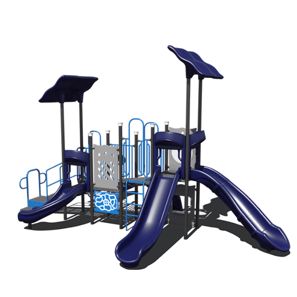 CW-0102 - Mars Moon Commercial Playground Equipment - Ages 2 to 12 yr - Front