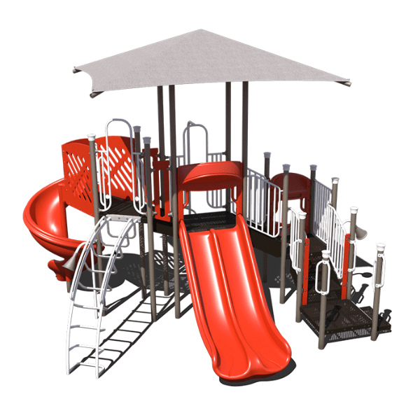 CW-0104 - Cumulus Keep Commercial Playground Equipment - Ages 5 to 12 yr - Front