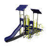 CW-0108 - Vine Climber Commercial Playground Equipment - Ages 2 to 12 yr - Back